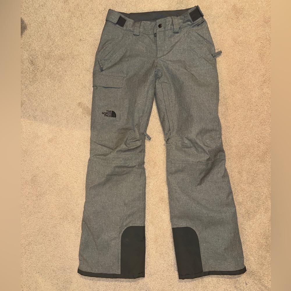 The North Face HyVent Grey Ski Snow Pants - Insulated Waterproof